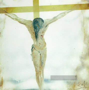Apocalyptic Christus; Christus mit Flammen Surrealist Ölgemälde